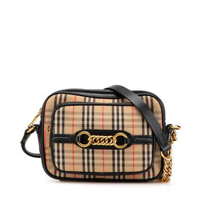 Burberry Haymarket Check Canvas 1983 Link Crossbody