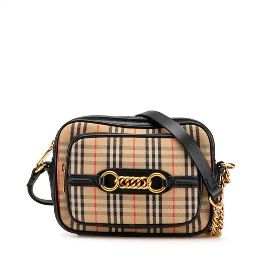 Burberry Haymarket Check Canvas 1983 Link Crossbody