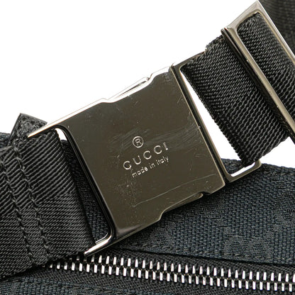 Gucci GG Canvas Double Pocket Belt Bag