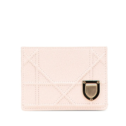 Dior Grained Calfskin Diorama Card Holder
