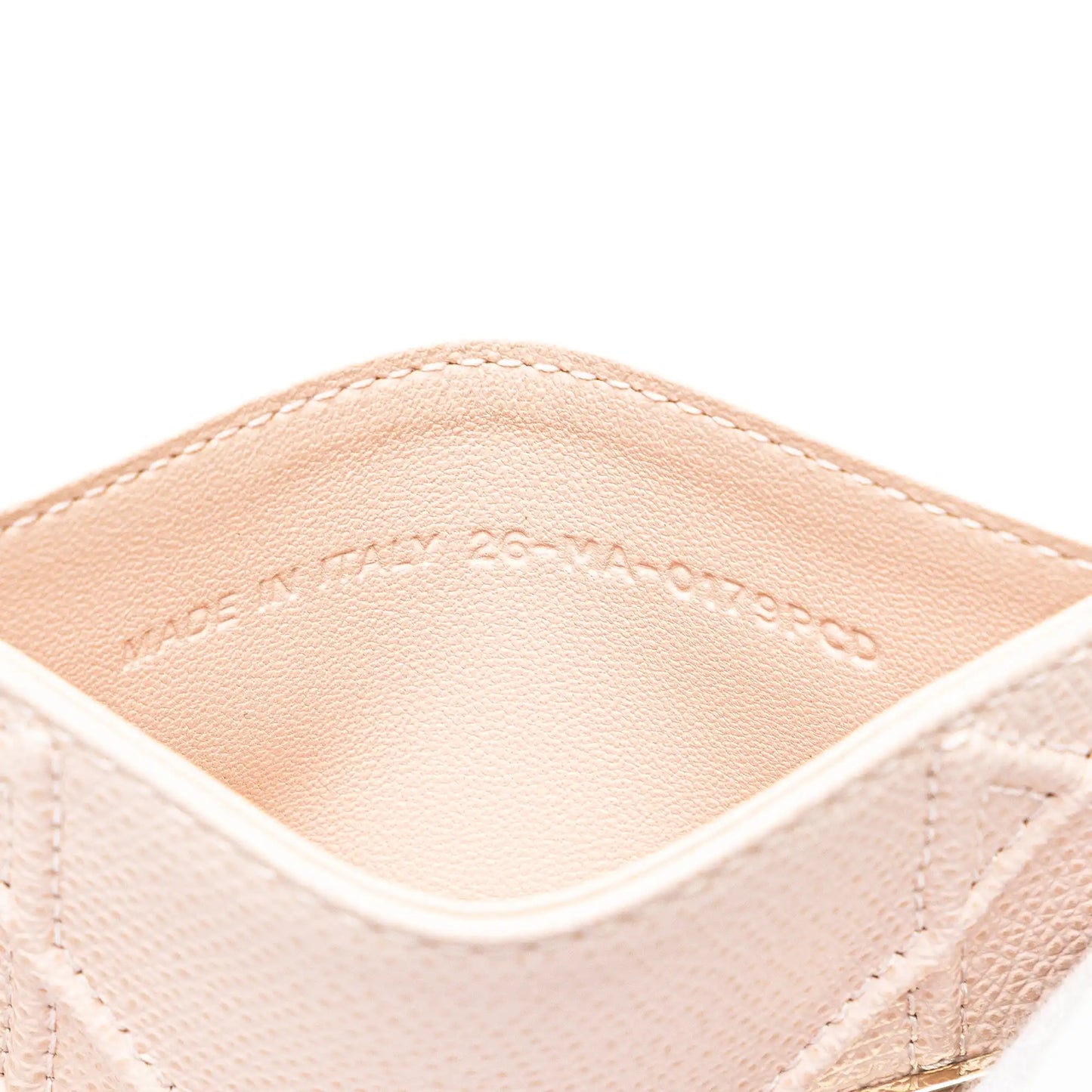 Dior Grained Calfskin Diorama Card Holder