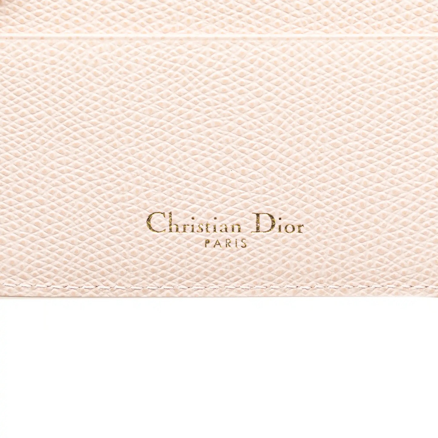 Dior Grained Calfskin Diorama Card Holder