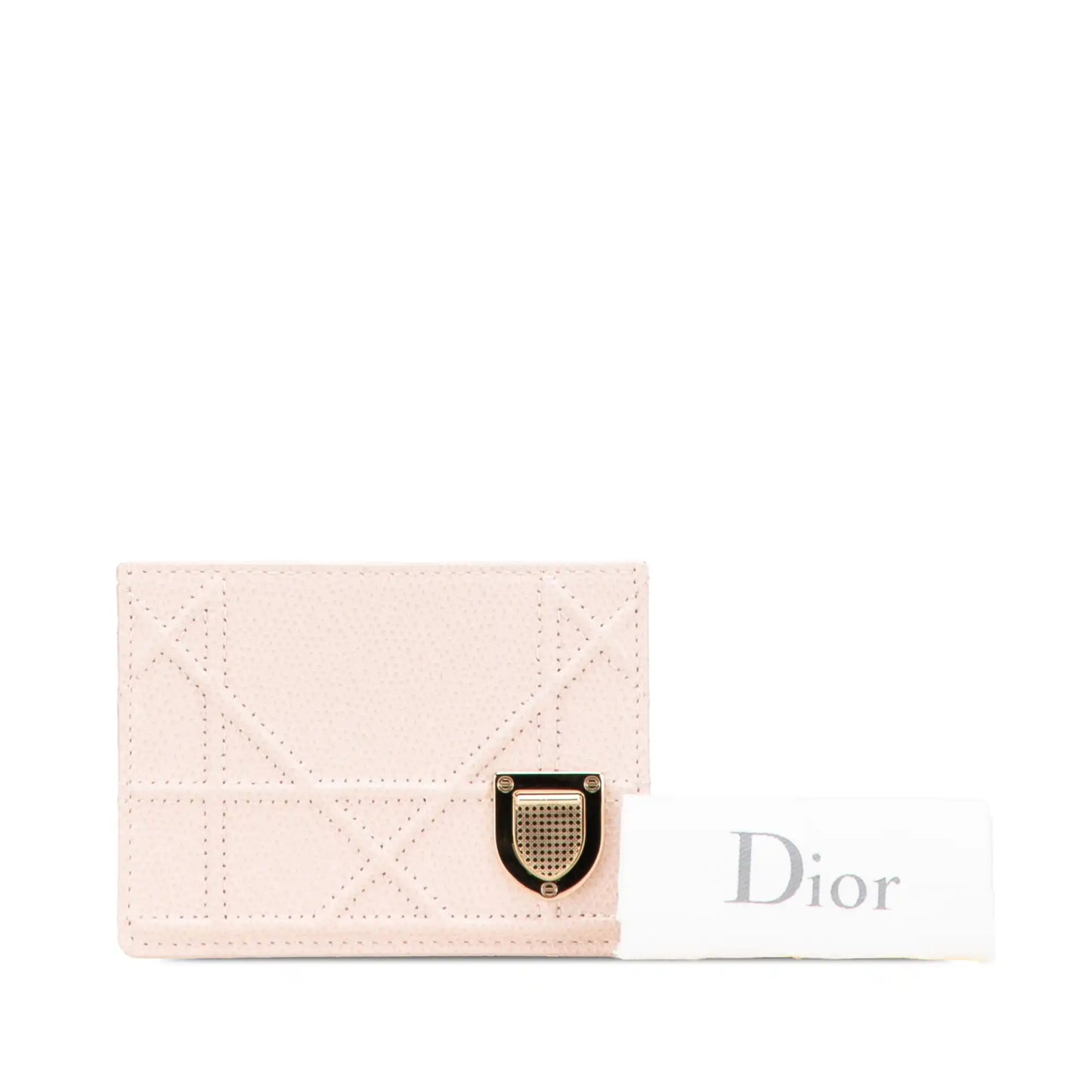 Dior Grained Calfskin Diorama Card Holder