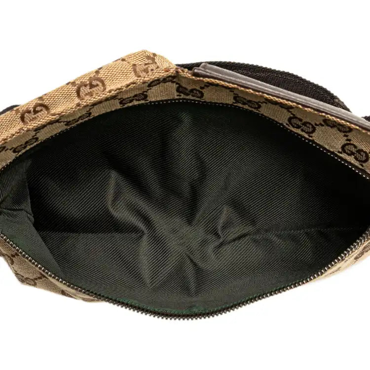 Gucci GG Canvas Double Pocket Belt Bag