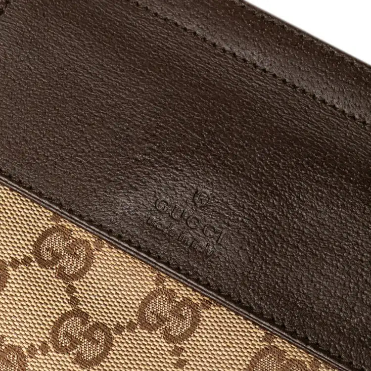 Gucci GG Canvas Double Pocket Belt Bag