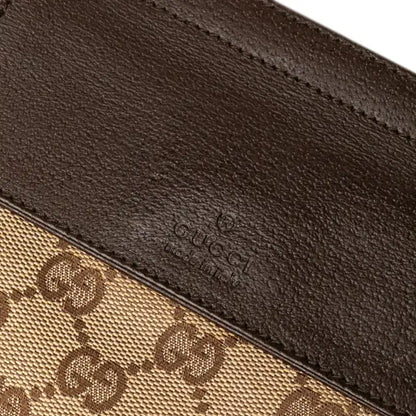 Gucci GG Canvas Double Pocket Belt Bag