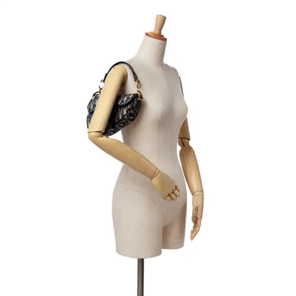 Dior Mini Oblique Canvas Saddle Bag