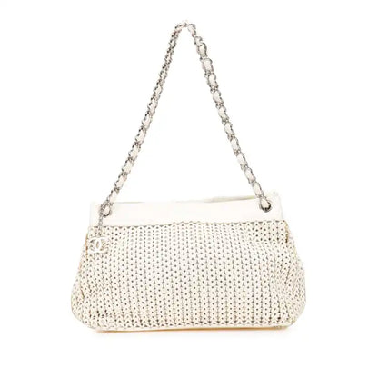 Chanel CC Woven Caviar Shoulder Bag