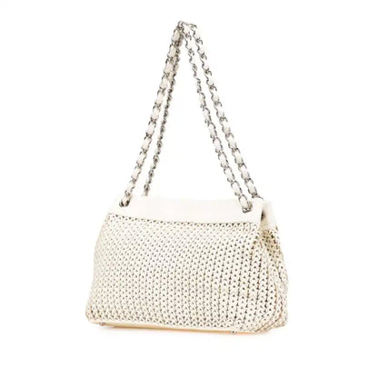 Chanel CC Woven Caviar Shoulder Bag