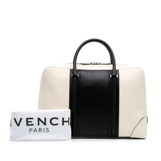 Givenchy Bicolor Grained Calfskin Lucrezia Briefcase
