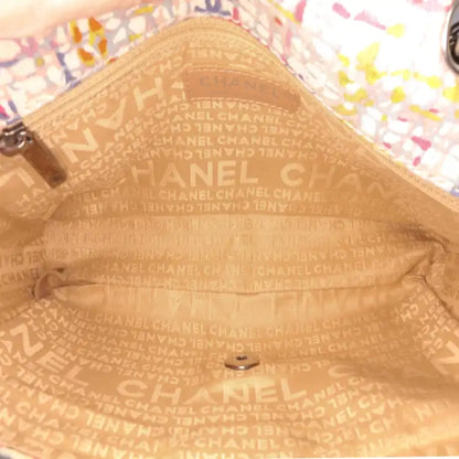 Chanel Small Printed Canvas Watercolor Clover Flap