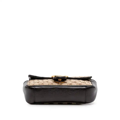 Gucci Mini GG Marmont Matelasse Canvas Flap Crossbody