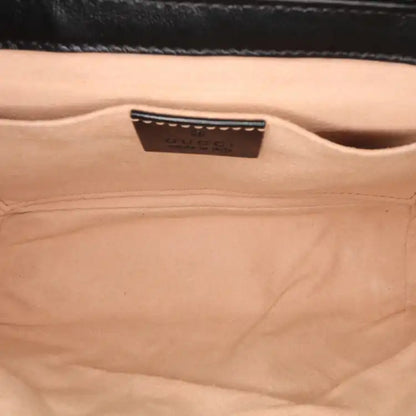 Gucci Mini GG Marmont Matelasse Canvas Flap Crossbody