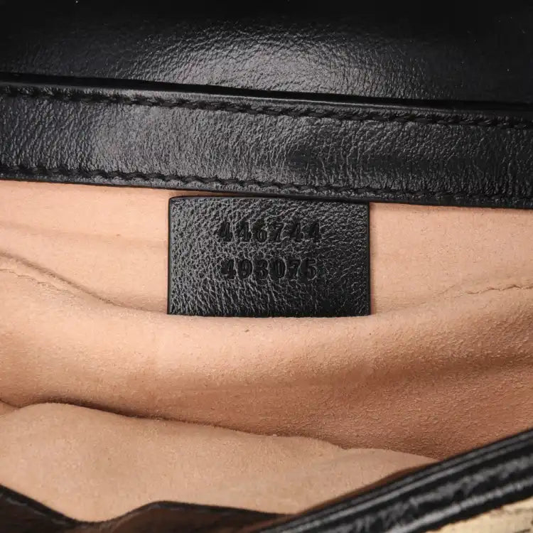 Gucci Mini GG Marmont Matelasse Canvas Flap Crossbody