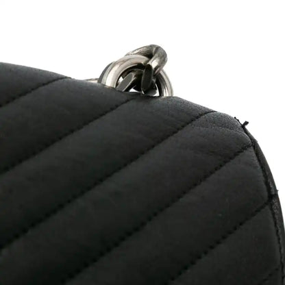 Saint Laurent Large Monogram Chevron Sheepskin College Bag