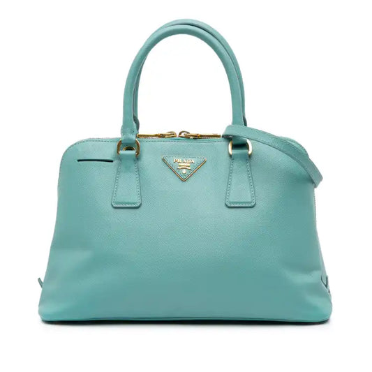 Prada Medium Saffiano Lux Promenade Satchel