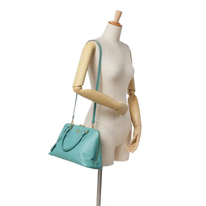Prada Medium Saffiano Lux Promenade Satchel