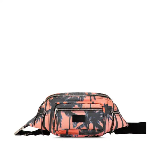 Saint Laurent Printed Nylon Palm Tree Nuxx Belt Bag