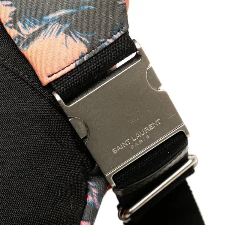 Saint Laurent Printed Nylon Palm Tree Nuxx Belt Bag