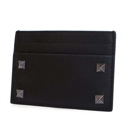 Valentino Leather Rockstud Card Holder