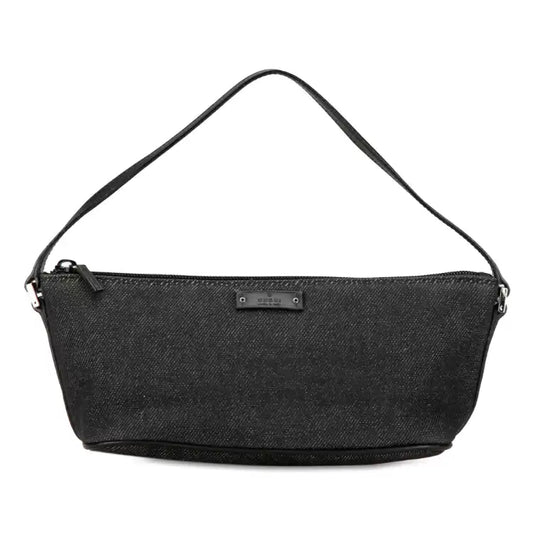 Gucci Denim Boat Shoulder Bag