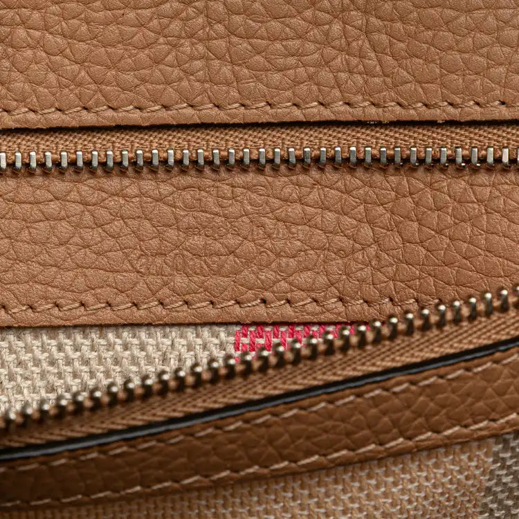 Gucci Small Leather Bamboo Daily Satchel