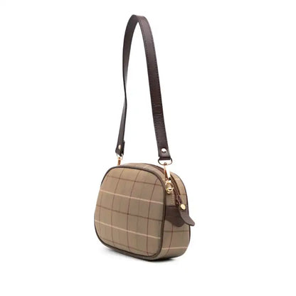 Burberry Vintage Check Canvas Crossbody