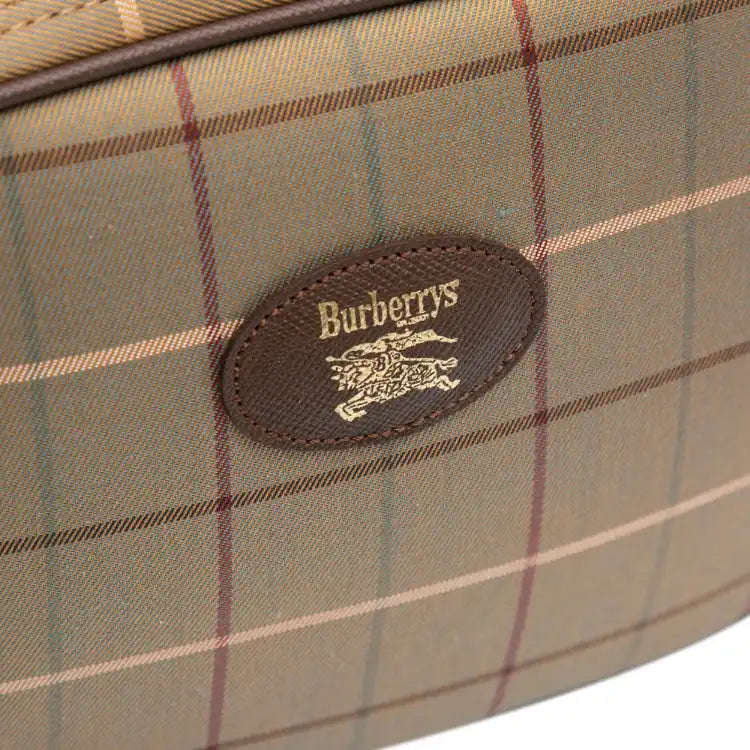 Burberry Vintage Check Canvas Crossbody