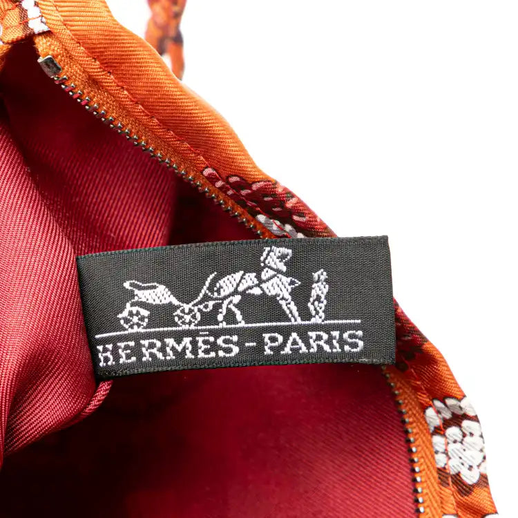 Hermès Silk and Barenia Kelly En Perles Silky City 33