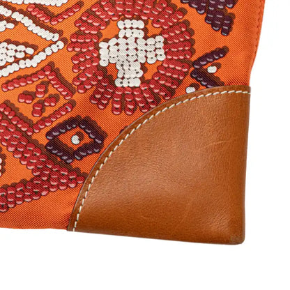 Hermès Silk and Barenia Kelly En Perles Silky City 33