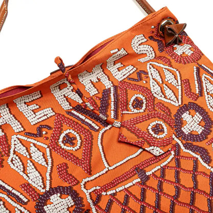 Hermès Silk and Barenia Kelly En Perles Silky City 33