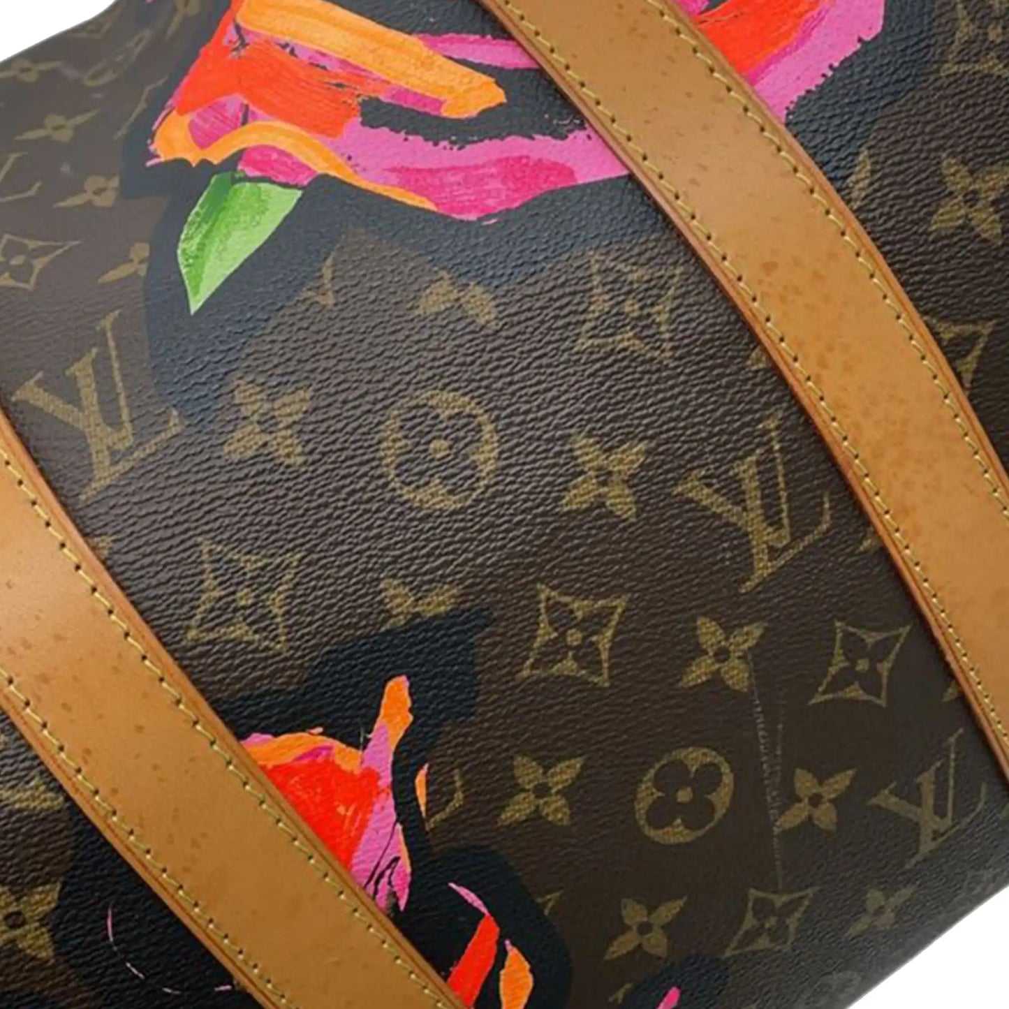Louis Vuitton Monogram Roses Keepall 50