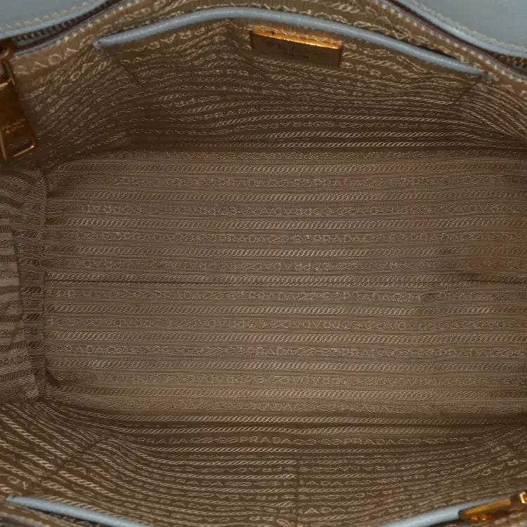 Prada Bicolor Saffiano Lux Satchel