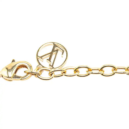 Louis Vuitton Gold Plated Trunkies Charm Bracelet