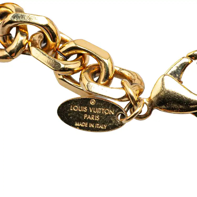 Louis Vuitton Gold Plated Hide and Seek Bracelet