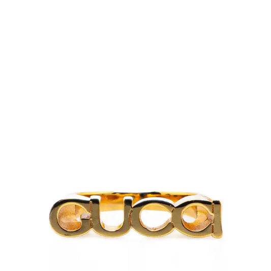 Gucci Gold Plated GUCCI Letter Ring