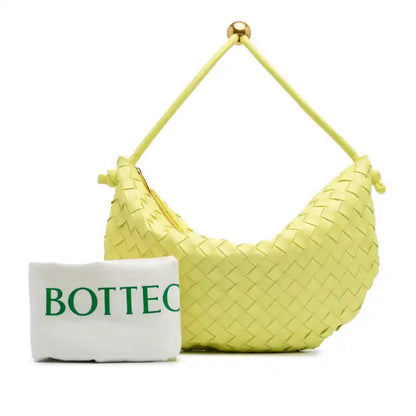 Bottega Veneta Medium Lambskin Intrecciato Turn Pouch