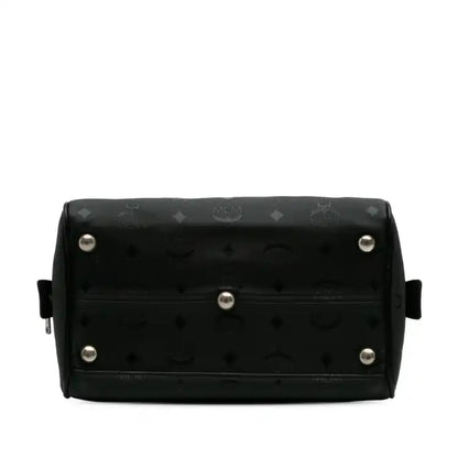 MCM Visetos Nylon Boston Bag