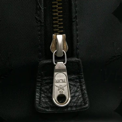 MCM Visetos Nylon Boston Bag