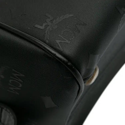 MCM Visetos Nylon Boston Bag