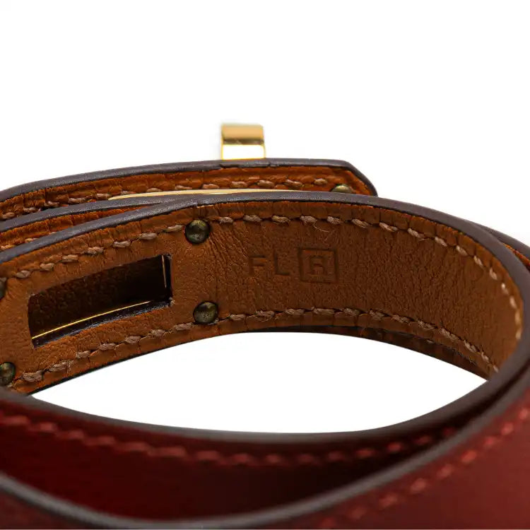 Hermès Leather Kelly Double Tour Bracelet