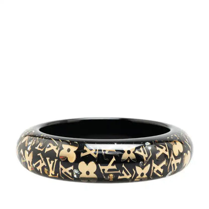 Louis Vuitton Wide Monogram Resin Inclusion Bangle