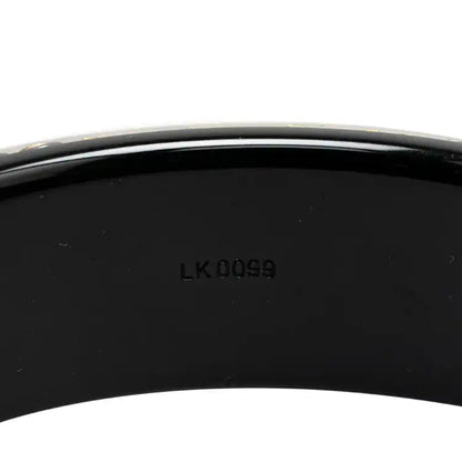 Louis Vuitton Wide Monogram Resin Inclusion Bangle