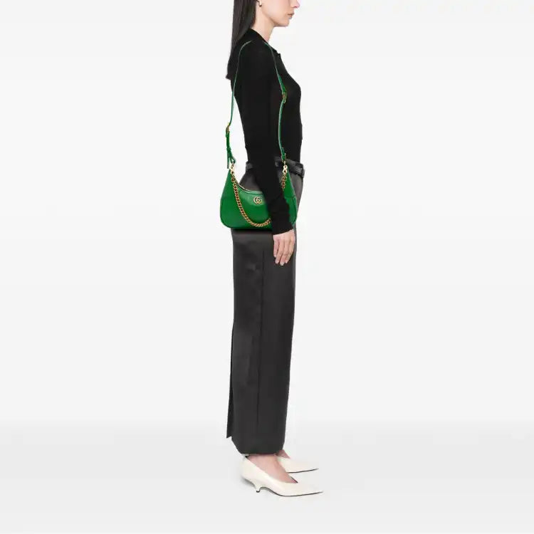 Gucci Small Leather Aphrodite Satchel