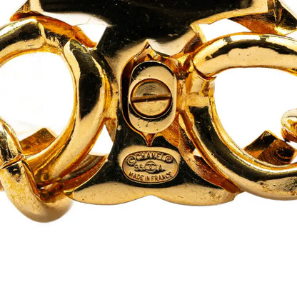 Chanel Gold Plated CC Turn Lock Choker Necklace