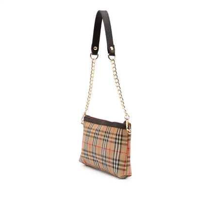 Burberry Haymarket Check Canvas Crossbody