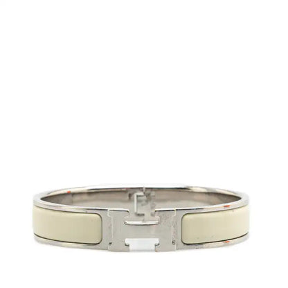 Hermès Narrow Enamel Clic H Bracelet PM