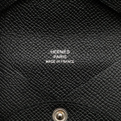 Hermès Epsom Calvi Card Holder