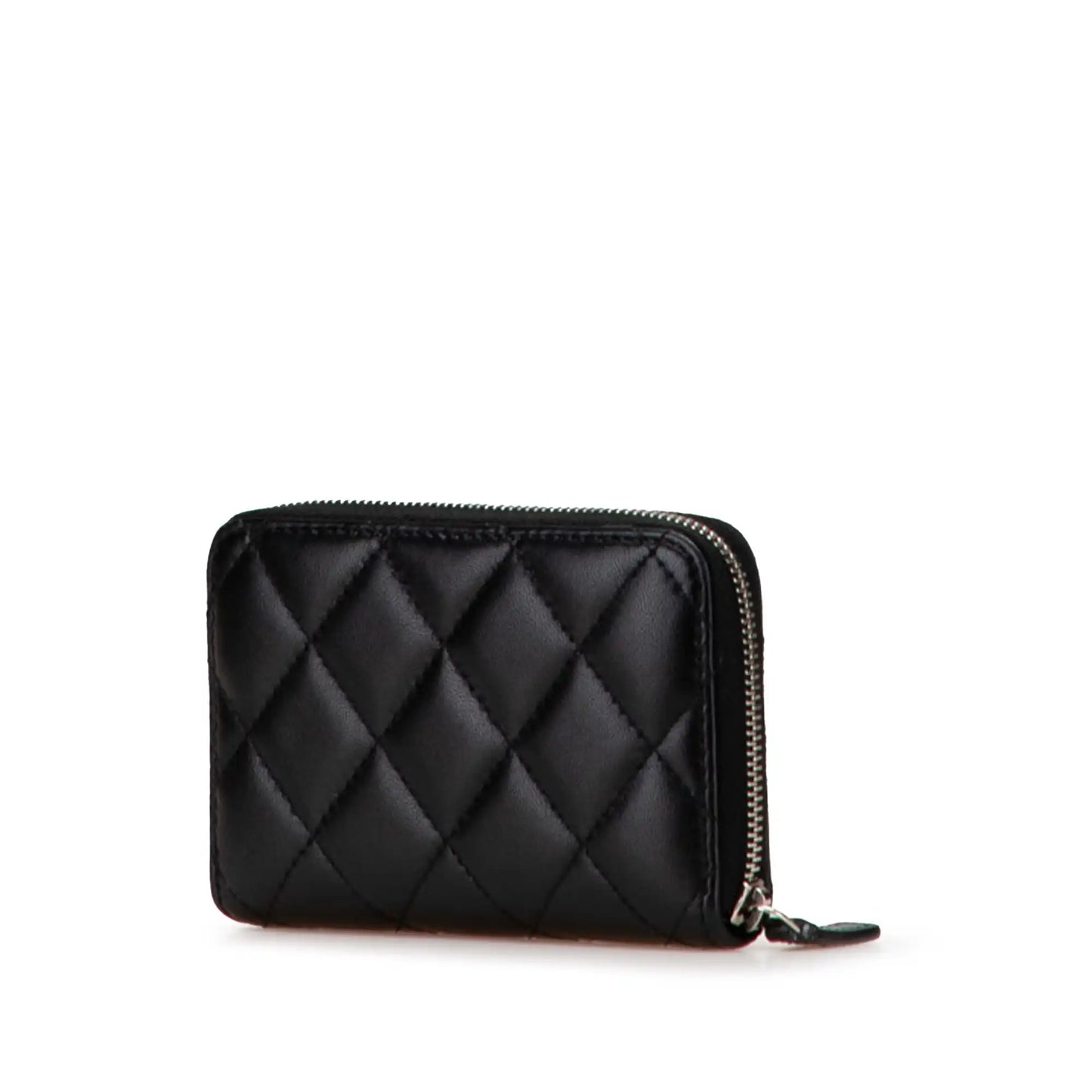 Chanel Quilted Lambskin CC Crystal Coin Pouch