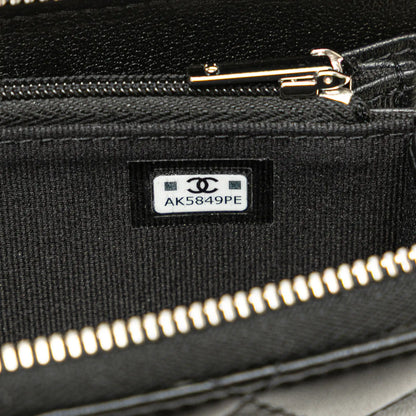 Chanel Quilted Lambskin CC Crystal Coin Pouch